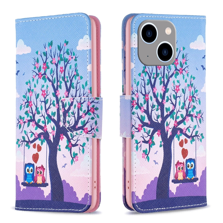 Colored Drawing Pattern Flip Leather Phone Case, Series 1