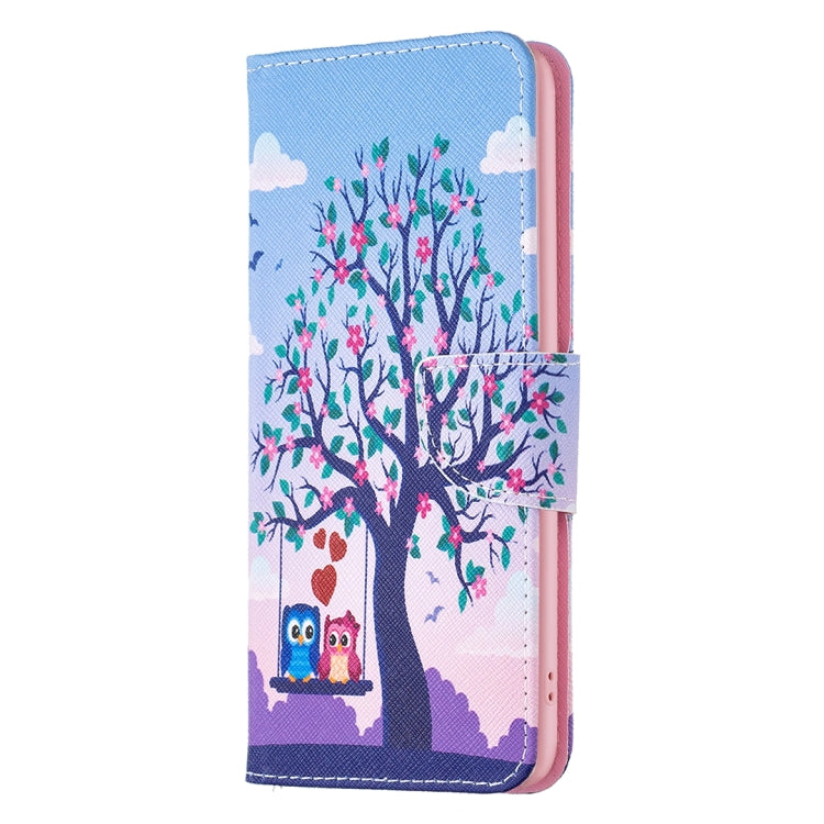 Colored Drawing Pattern Flip Leather Phone Case, For iPhone 15 Plus, For iPhone 15