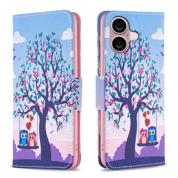 Colored Drawing Pattern Flip Leather Phone Case, Series 1