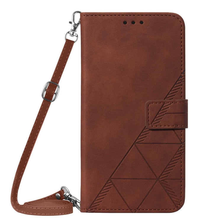 Crossbody 3D Embossed Flip Leather Phone Case, Series 1