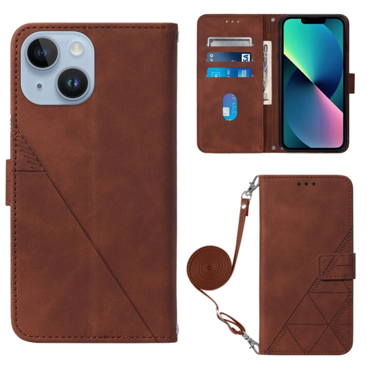 Crossbody 3D Embossed Flip Leather Phone Case, Series 1