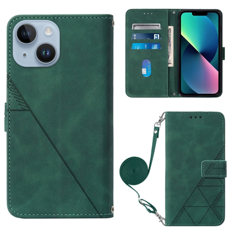 Crossbody 3D Embossed Flip Leather Phone Case, Series 1