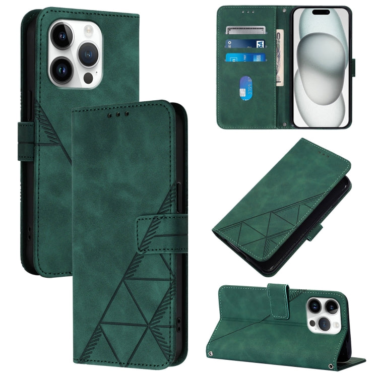 Crossbody 3D Embossed Flip Leather Phone Case, Series 1