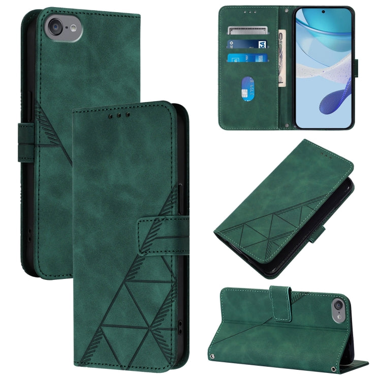 Crossbody 3D Embossed Flip Leather Phone Case, Series 1