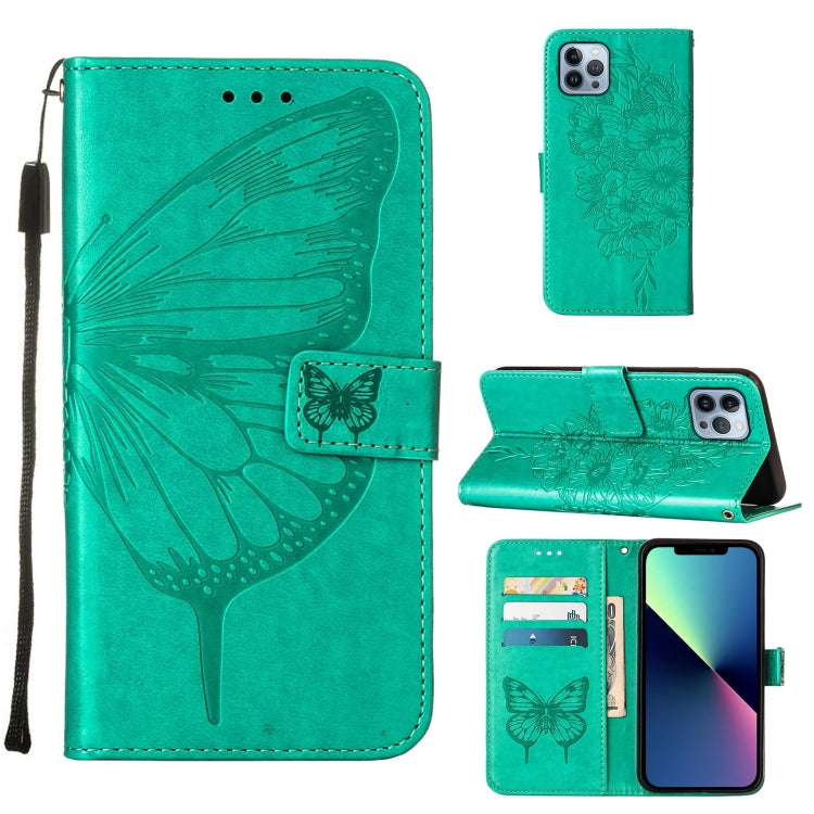 Embossed Butterfly Leather Phone Case, Series 1