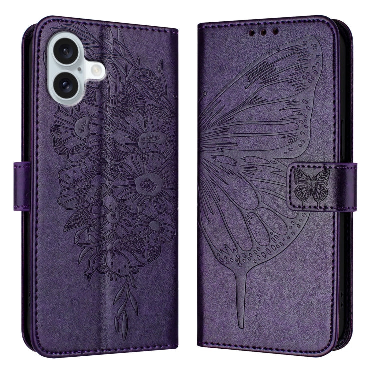 Embossed Butterfly Leather Phone Case, Series 1