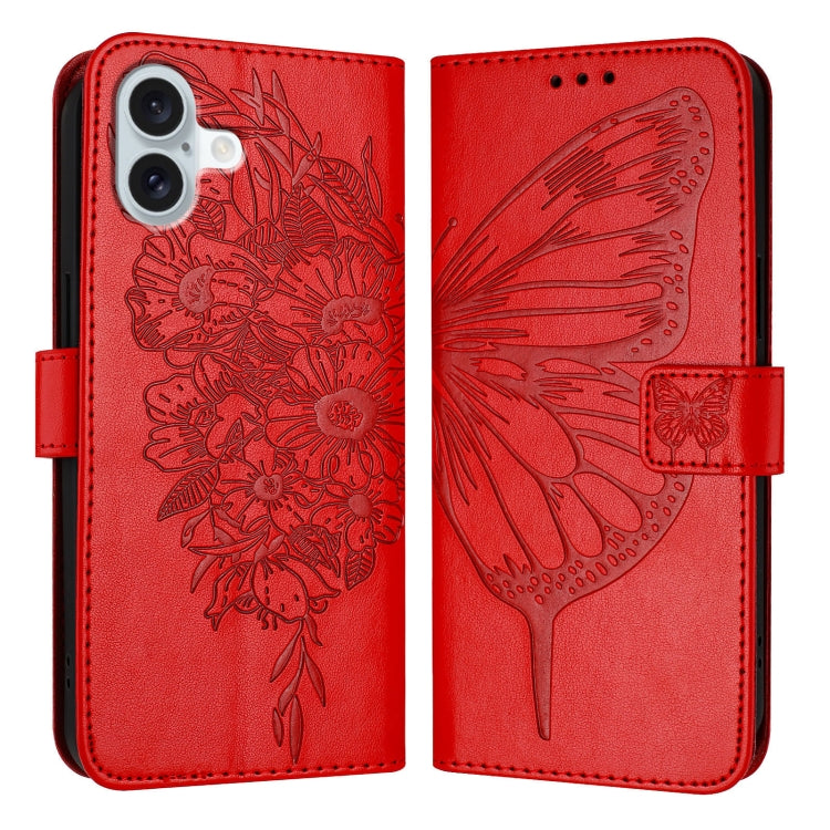 Embossed Butterfly Leather Phone Case, Series 1