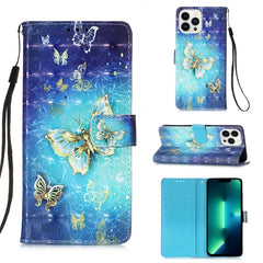 3D Painting Horizontal Flip Leather Phone Case, Series 1