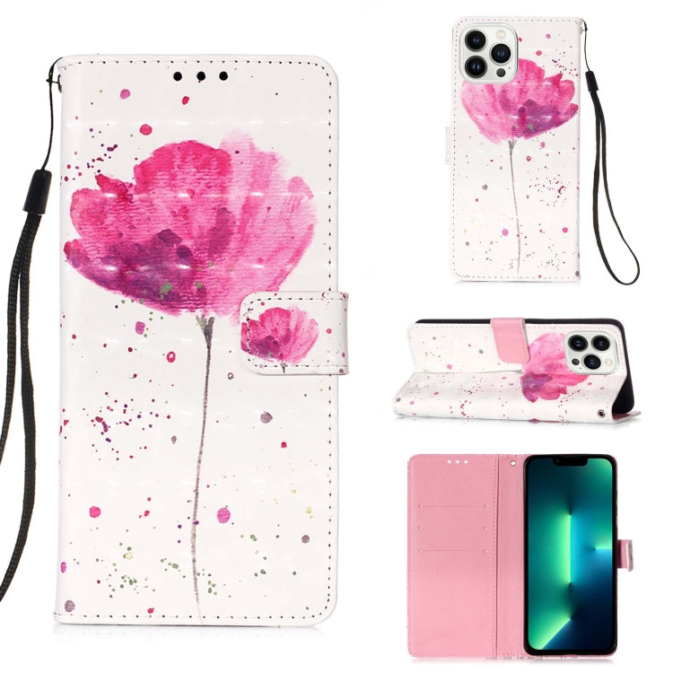 3D Painting Horizontal Flip Leather Phone Case, Series 1