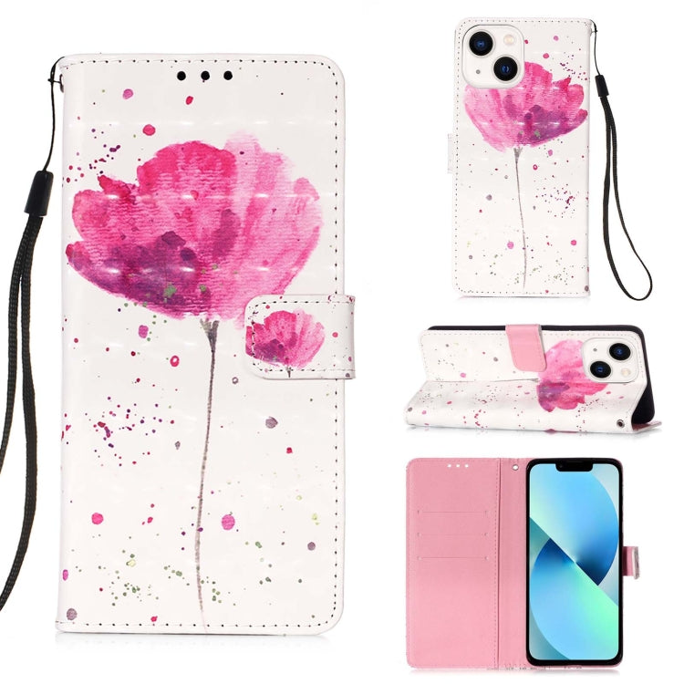 3D Painting Horizontal Flip Leather Phone Case, Series 1