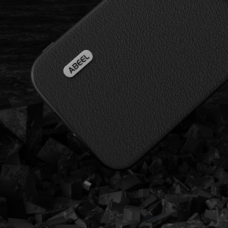 ABEEL Genuine Leather Wave Black Edge Phone Case, Series 1