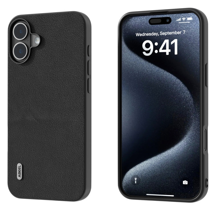 ABEEL Genuine Leather Wave Black Edge Phone Case, Series 1