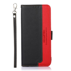 KHAZNEH Litchi Texture Leather RFID Phone Case, For iPhone 14 Pro Max