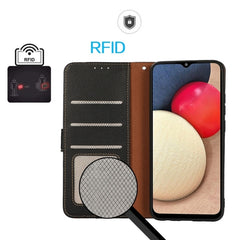 KHAZNEH Litchi Texture Leather RFID Phone Case, For iPhone 14 Pro Max