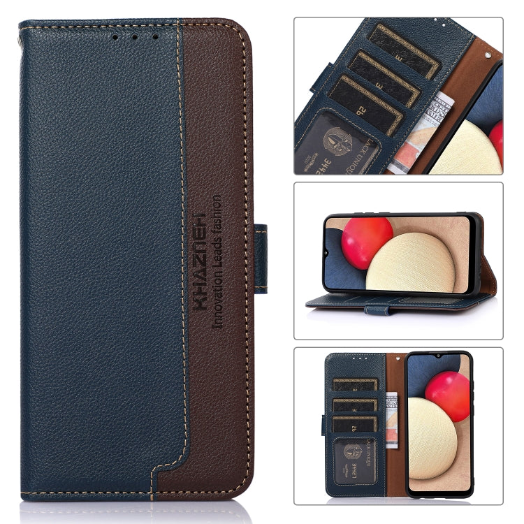 KHAZNEH Litchi Texture Leather RFID Phone Case, For iPhone 14 Pro Max