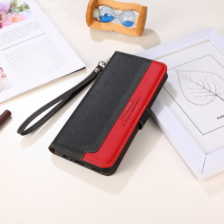 KHAZNEH Litchi Texture Leather RFID Phone Case, Series 1