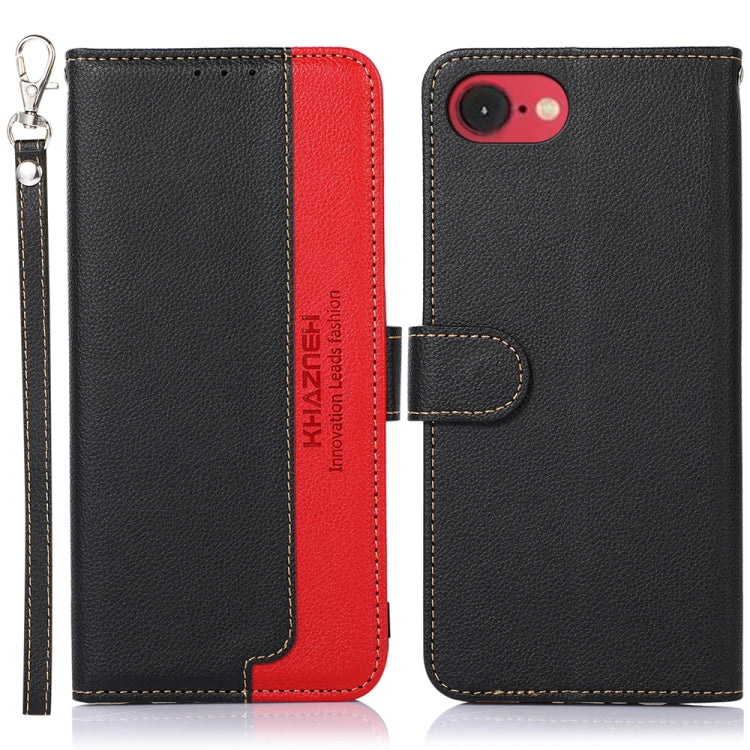 KHAZNEH Litchi Texture Leather RFID Phone Case, Series 1