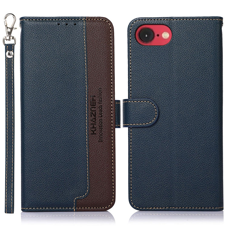 KHAZNEH Litchi Texture Leather RFID Phone Case, Series 1