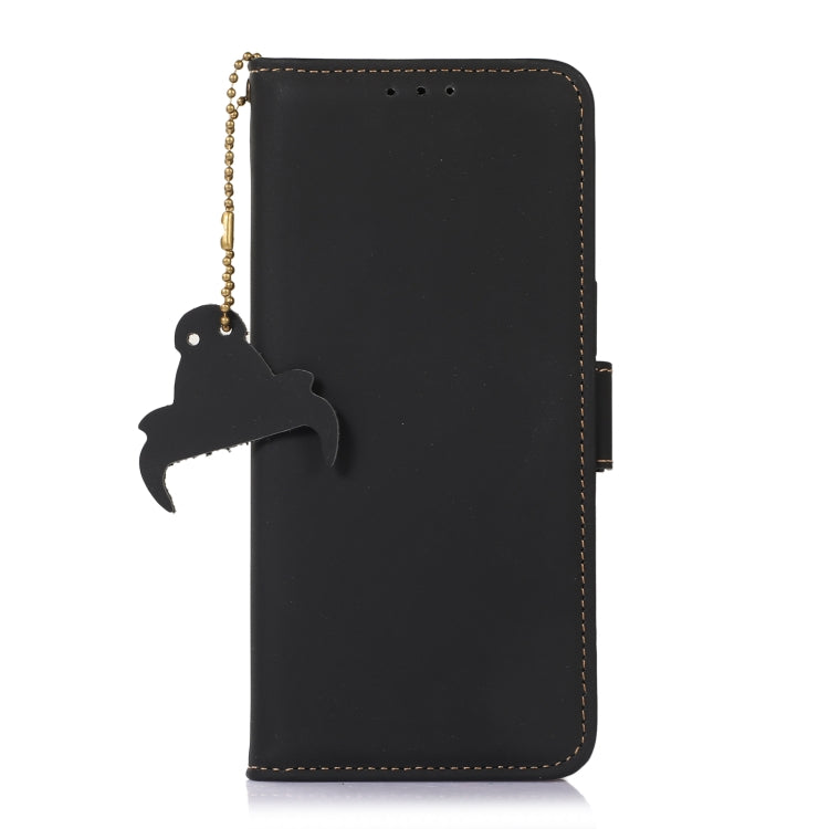 Genuine Leather Magnetic RFID Leather Phone Case