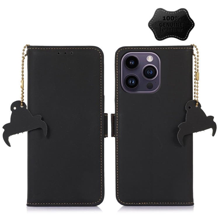 Genuine Leather Magnetic RFID Leather Phone Case