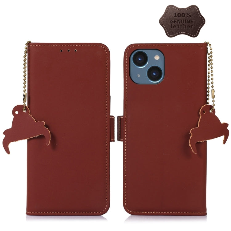 Genuine Leather Magnetic RFID Leather Phone Case