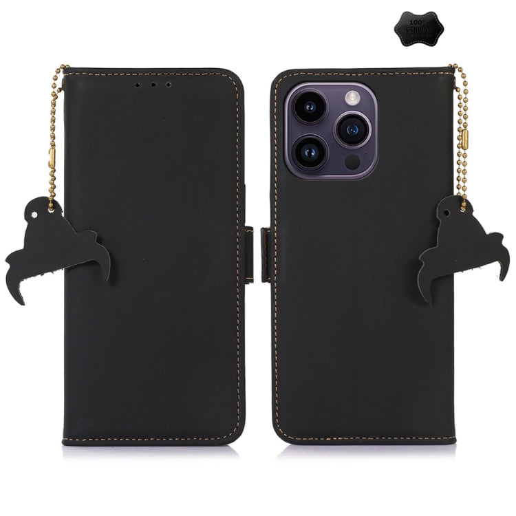 Genuine Leather Magnetic RFID Leather Phone Case