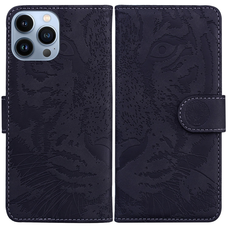 Tiger Embossing Pattern Leather Phone Case, Series 1