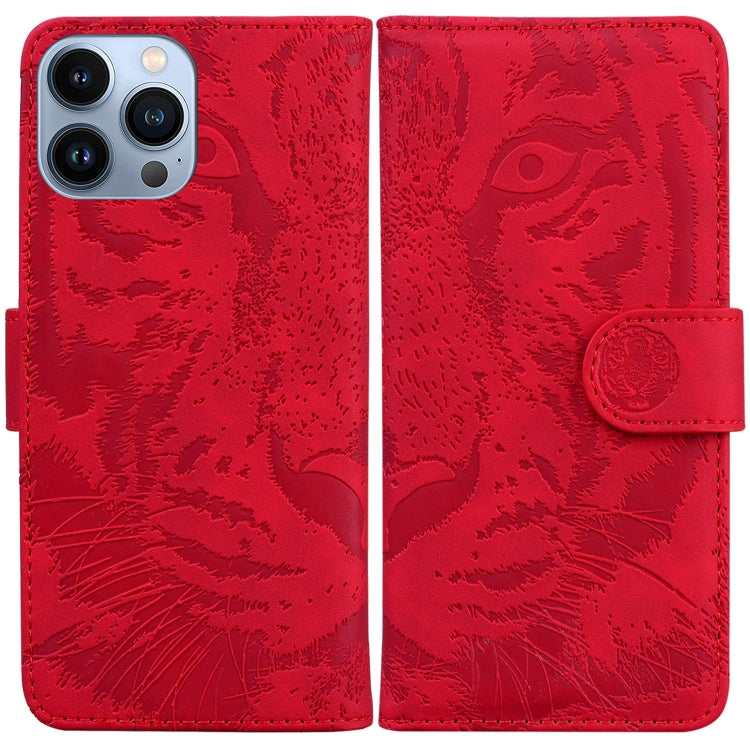 Tiger Embossing Pattern Leather Phone Case, Series 1