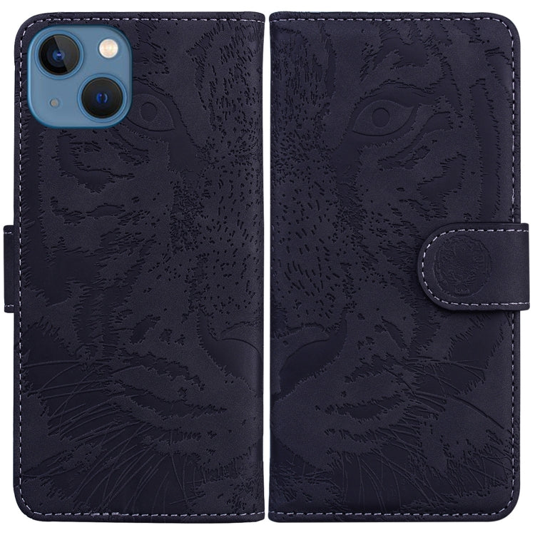 Tiger Embossing Pattern Leather Phone Case, Series 1