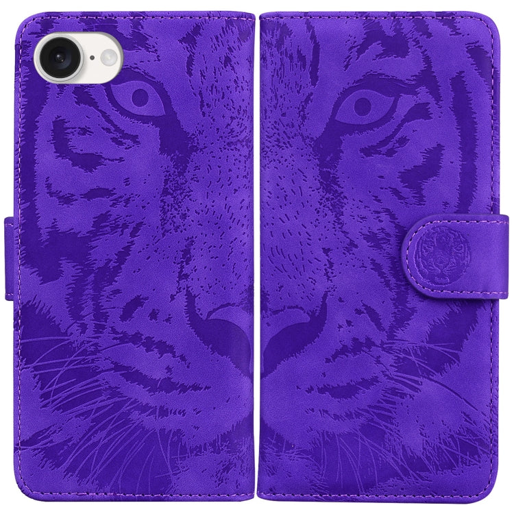 Tiger Embossing Pattern Leather Phone Case, Series 1