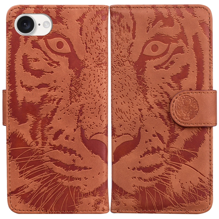 Tiger Embossing Pattern Leather Phone Case, Series 1