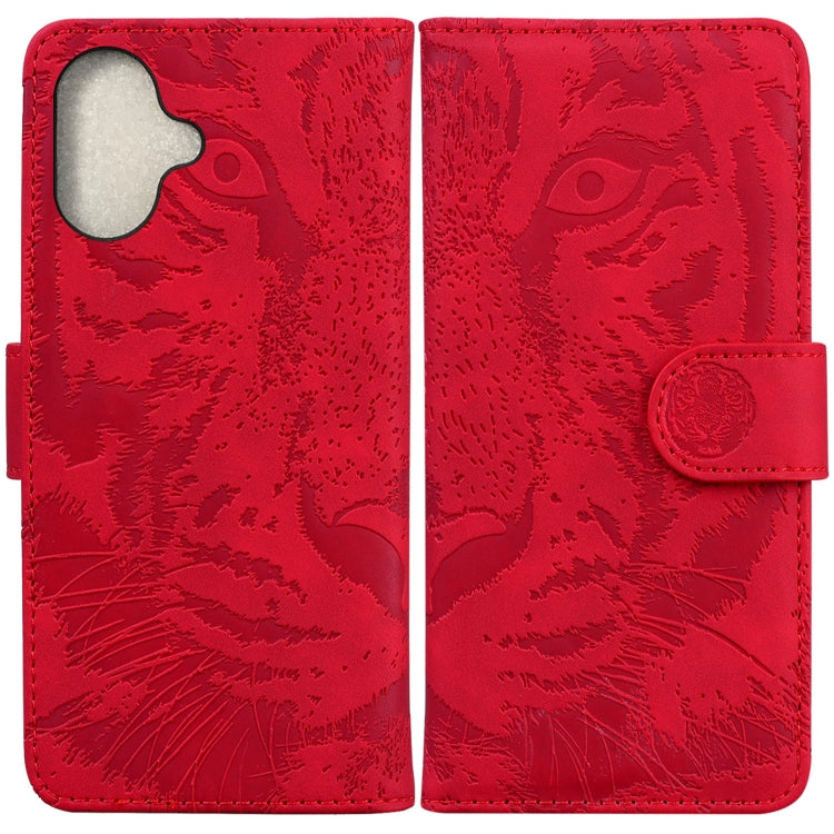 Tiger Embossing Pattern Leather Phone Case, Series 1