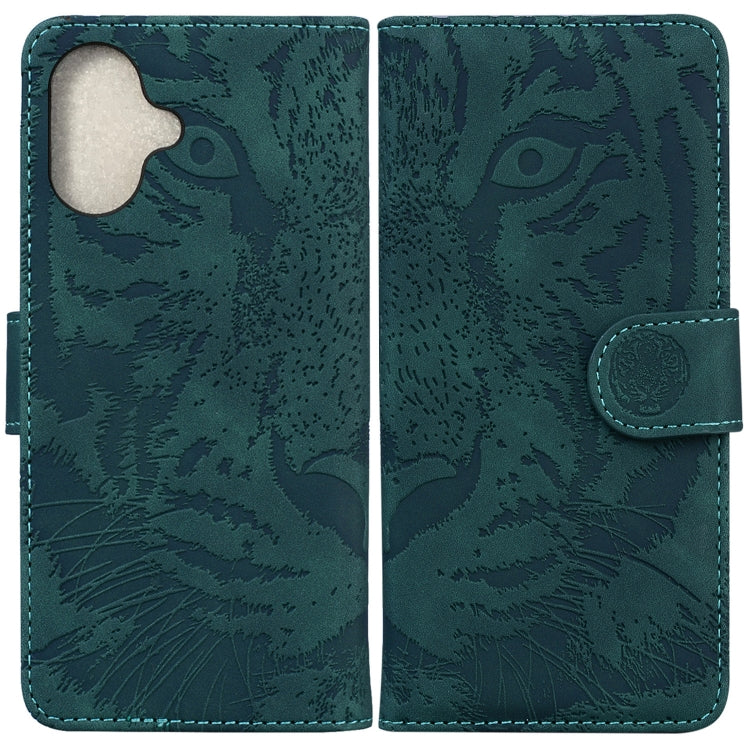 Tiger Embossing Pattern Leather Phone Case, Series 1