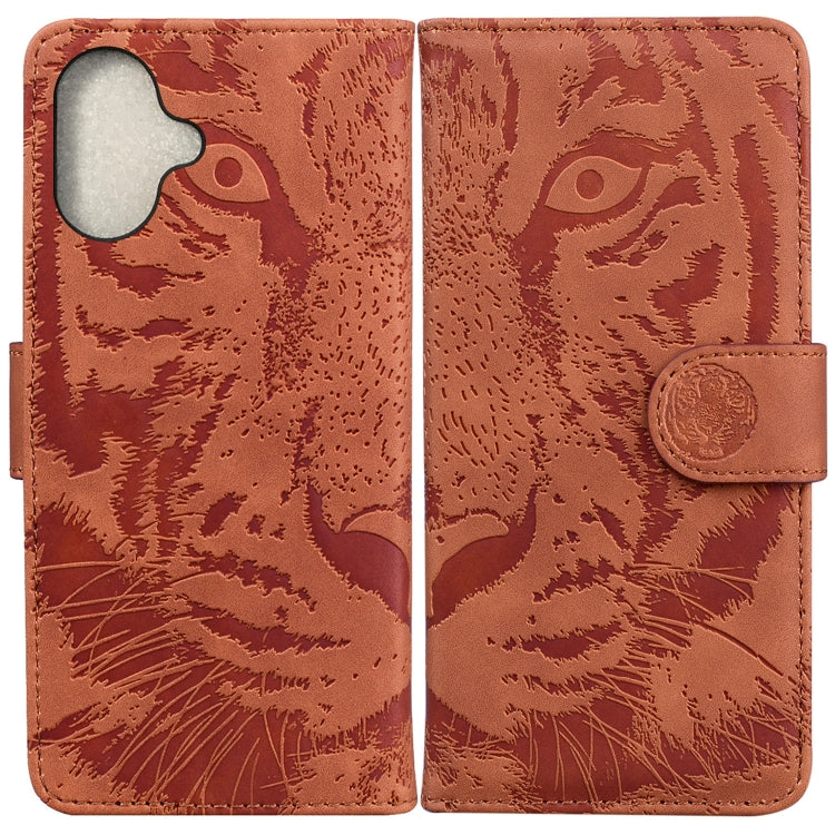 Tiger Embossing Pattern Leather Phone Case, Series 1