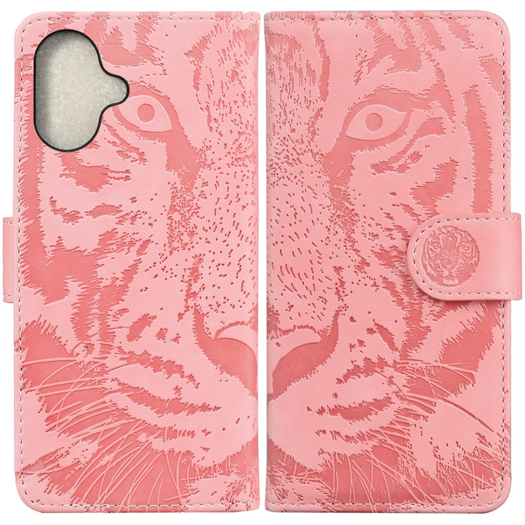 Tiger Embossing Pattern Leather Phone Case, Series 1