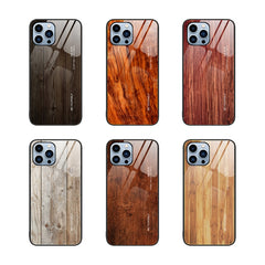 Wood Grain Glass Phone Case, Series 1