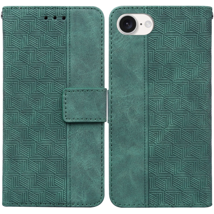 Geometric Embossed Leather Phone Case, Series 1