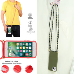 Wheat Straw TPU Shockproof Phone Case with Neck Lanyard, Series 1