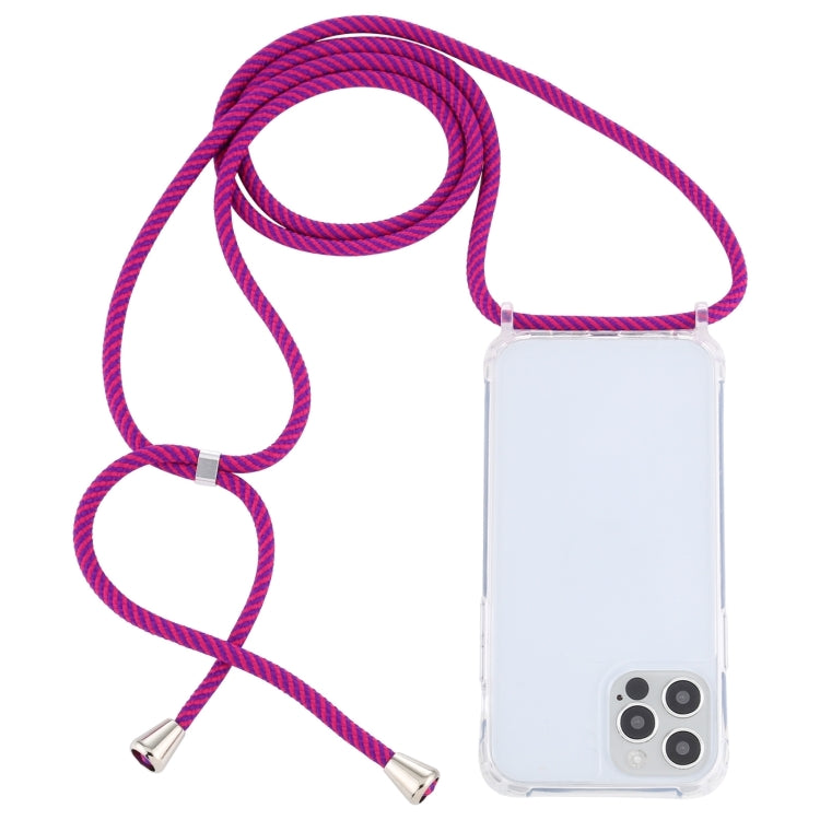 Transparent Acrylic Airbag Shockproof Phone Protective Case with Lanyard, Series 1