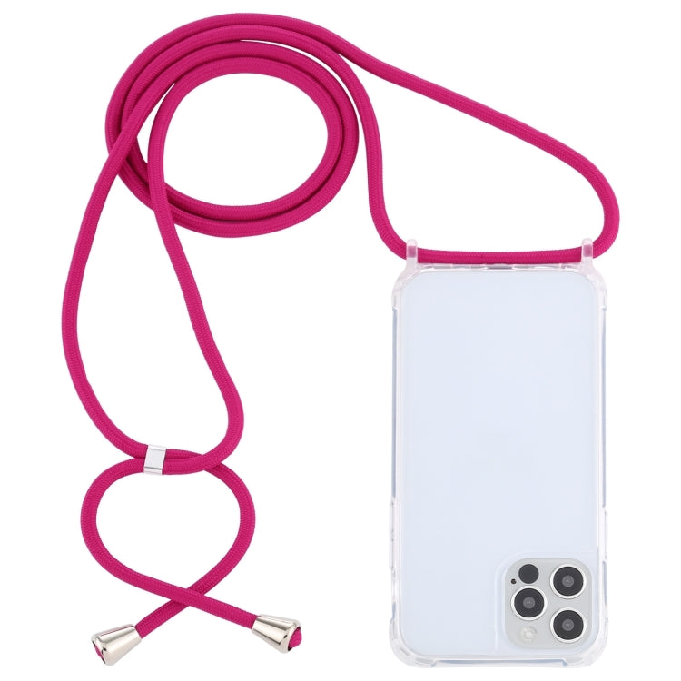 Transparent Acrylic Airbag Shockproof Phone Protective Case with Lanyard, Series 1