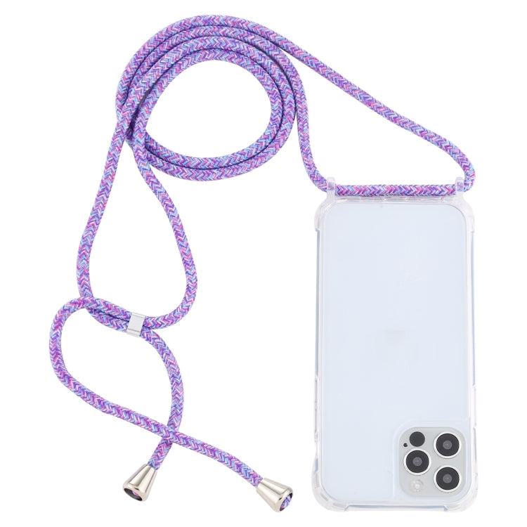 Transparent Acrylic Airbag Shockproof Phone Protective Case with Lanyard, Series 1