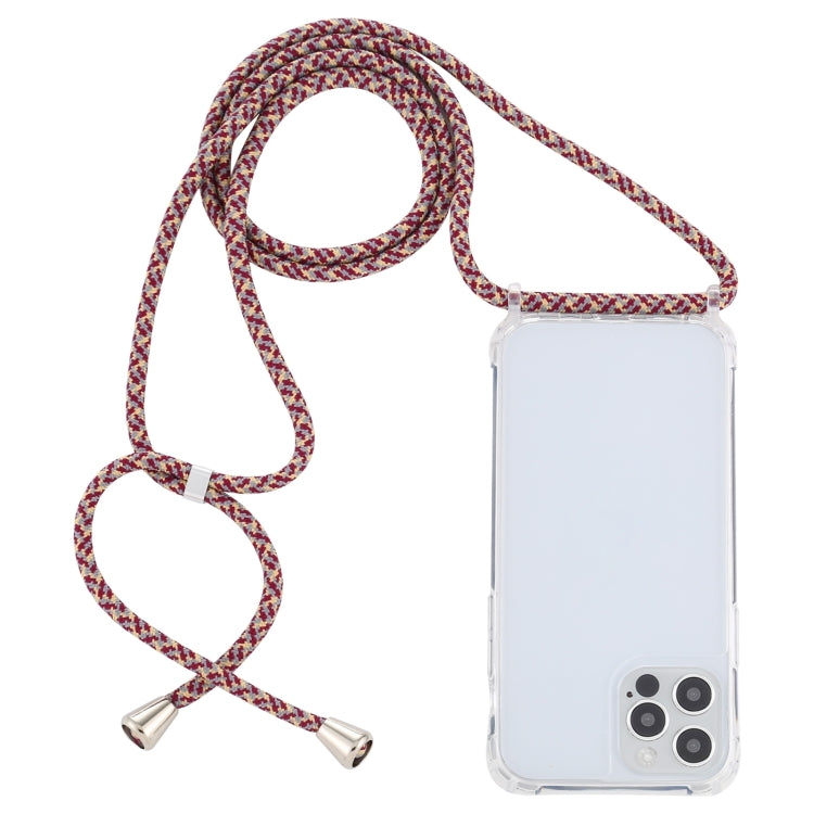 Transparent Acrylic Airbag Shockproof Phone Protective Case with Lanyard, Series 1