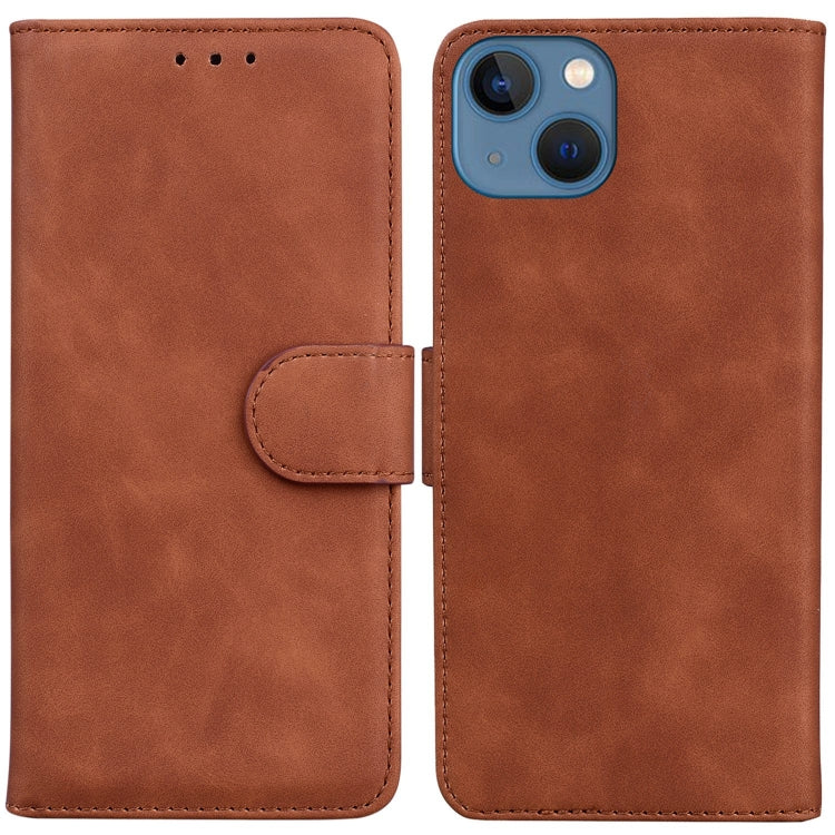 Skin Feel Pure Color Flip Leather Phone Case, Series 1