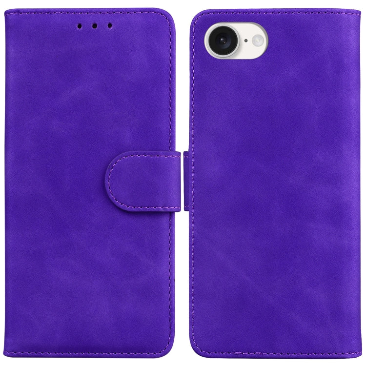 Skin Feel Pure Color Flip Leather Phone Case, Series 1