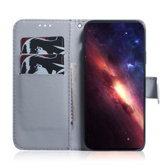 Coloured Drawing Flip Leather Phone Case, For iPhone 14 Pro Max