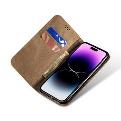 Denim Texture Casual Style Horizontal Flip Leather Case, Series 1