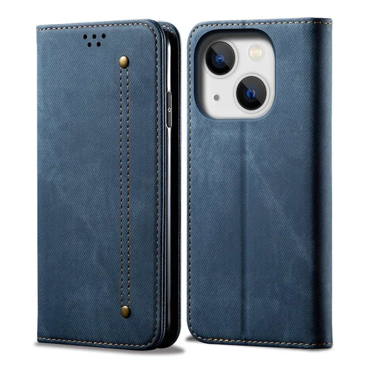 Denim Texture Casual Style Horizontal Flip Leather Case, Series 1