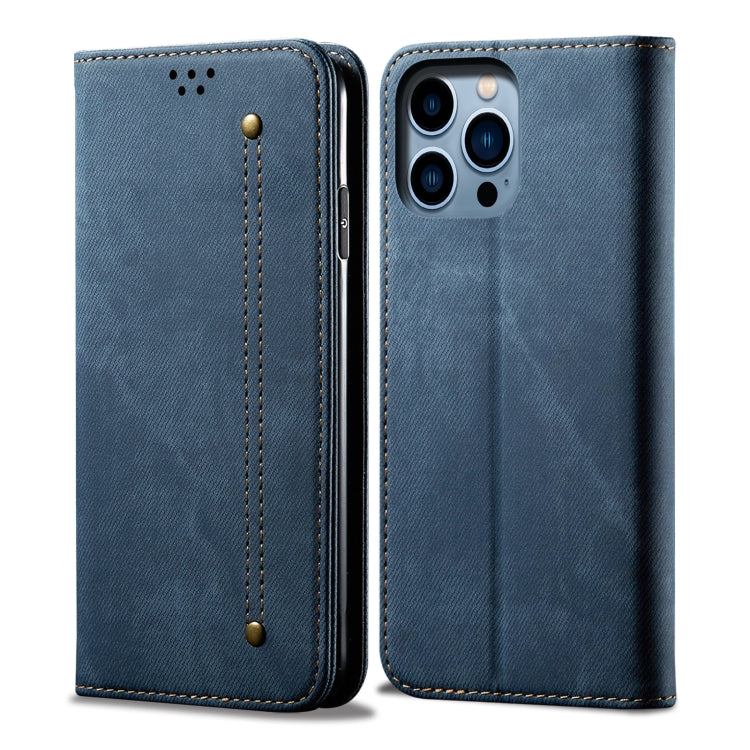 Denim Texture Casual Style Horizontal Flip Leather Case, Series 1