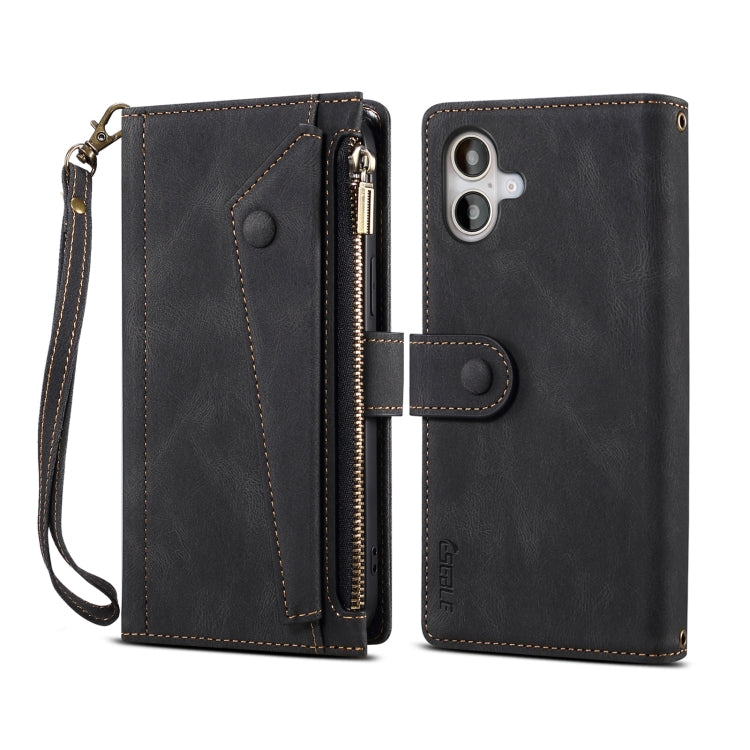 ESEBLE Retro Frosted RFID Flip Leather Phone Case, Series 1