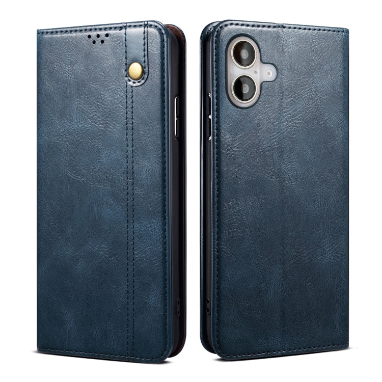 Oil Wax Crazy Horse Texture Leather Phone Case, Series 1